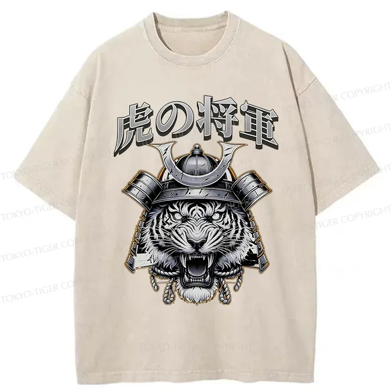 Tokyo-Tiger Tiger General Washed T-Shirt