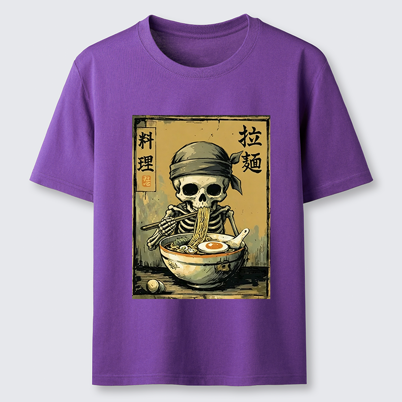 Tokyo-Tiger Funny Skeleton Ramen Classic T-Shirt