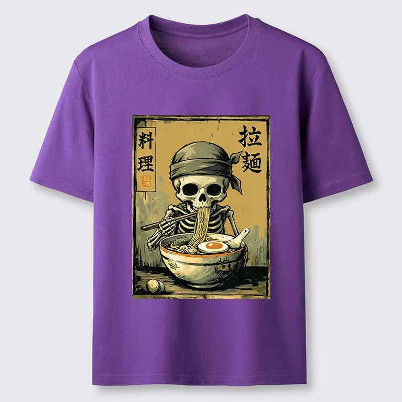 Tokyo-Tiger Funny Skeleton Ramen Classic T-Shirt