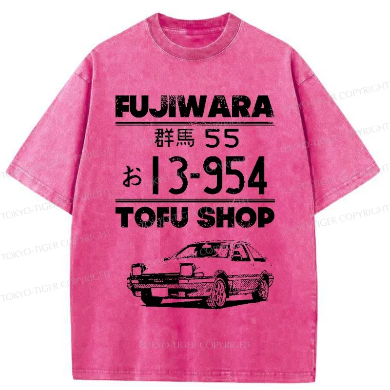 Tokyo-Tiger Vintage Fujiwara Car Washed T-Shirt