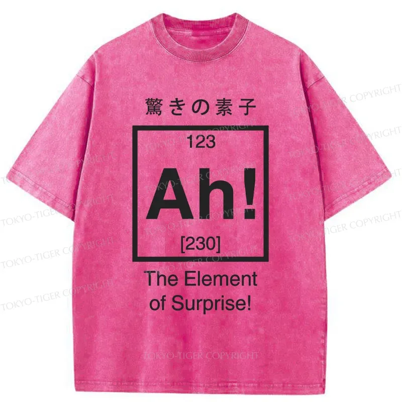 Tokyo-Tiger Element Of Surprise Washed T-Shirt