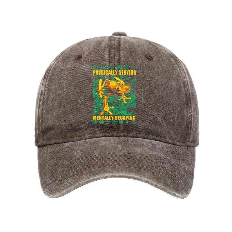 Tokyo-Tiger Physically Slaying Mentally Decaying Washed Cap