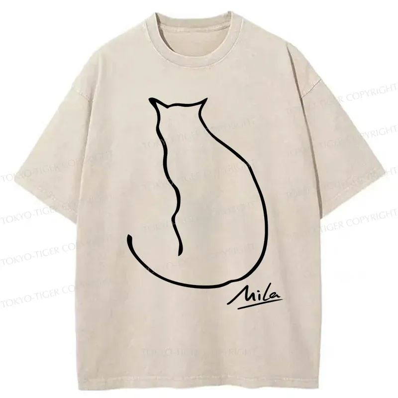 Tokyo-Tiger Sinuous Snake Washed T-Shirt Sale