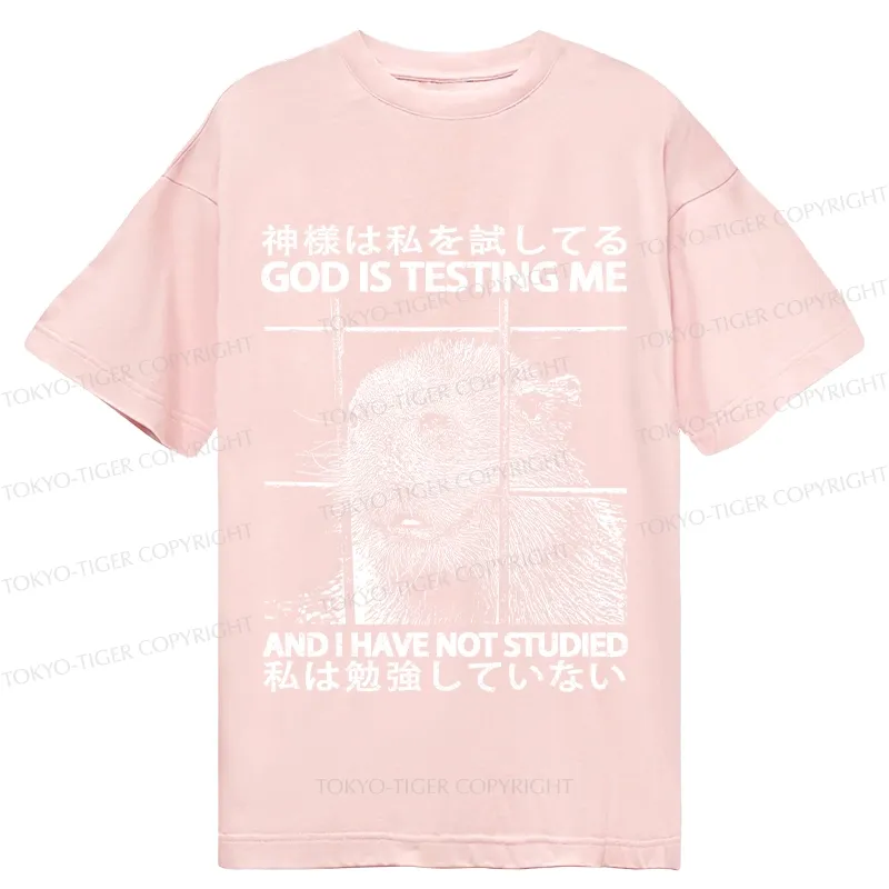 Tokyo-Tiger God Is Testing Me Classic T-Shirt