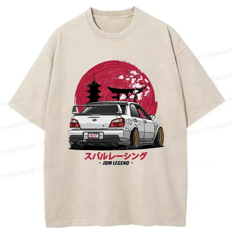 Tokyo-Tiger Sinuous Snake Washed T-Shirt Sale