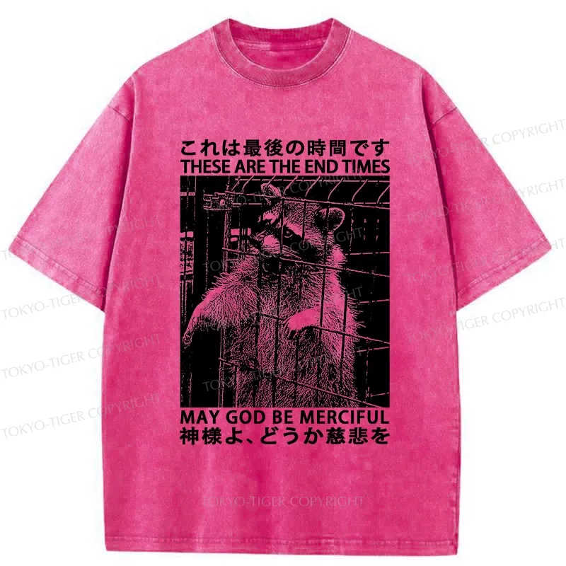 Tokyo-Tiger May God Be Merciful Washed T-Shirt
