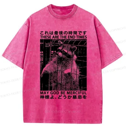 Tokyo-Tiger May God Be Merciful Washed T-Shirt