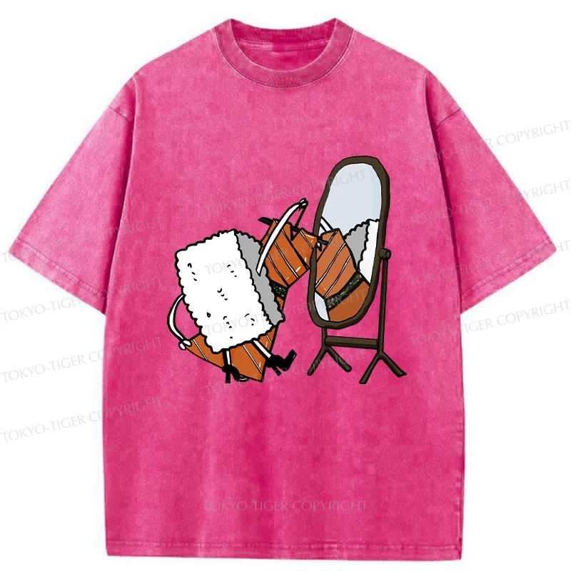 Tokyo-Tiger How About This Skirt Washed T-Shirt