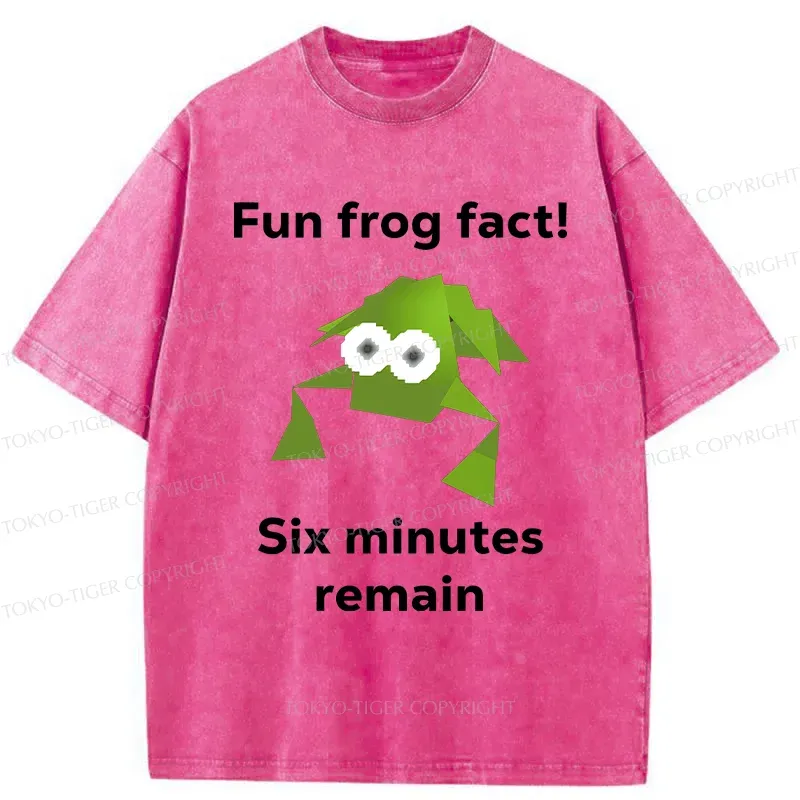 Tokyo-Tiger Funny Frog Kanji Washed T-Shirt