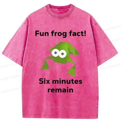 Tokyo-Tiger Funny Frog Kanji Washed T-Shirt
