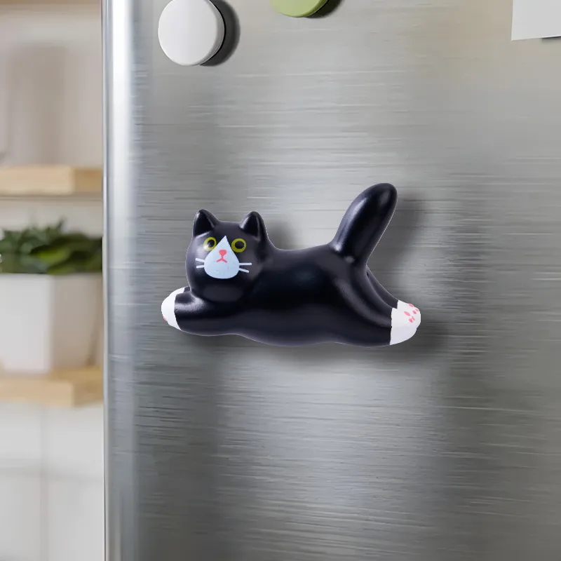 Tokyo-Tiger Black Cat Fridge Magnet