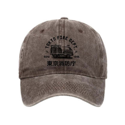 Tokyo-Tiger Tokyo Fire Dept Washed Cap