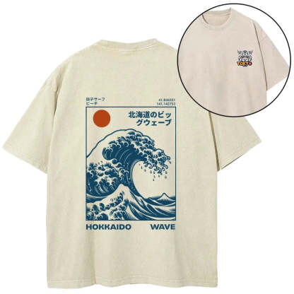 北海道限定 Hokkaido タイポグラフィTシャツ Mサイズ 北海道 Hokkaido T-shirts【Tシャツ】【ティーシャツ】【都