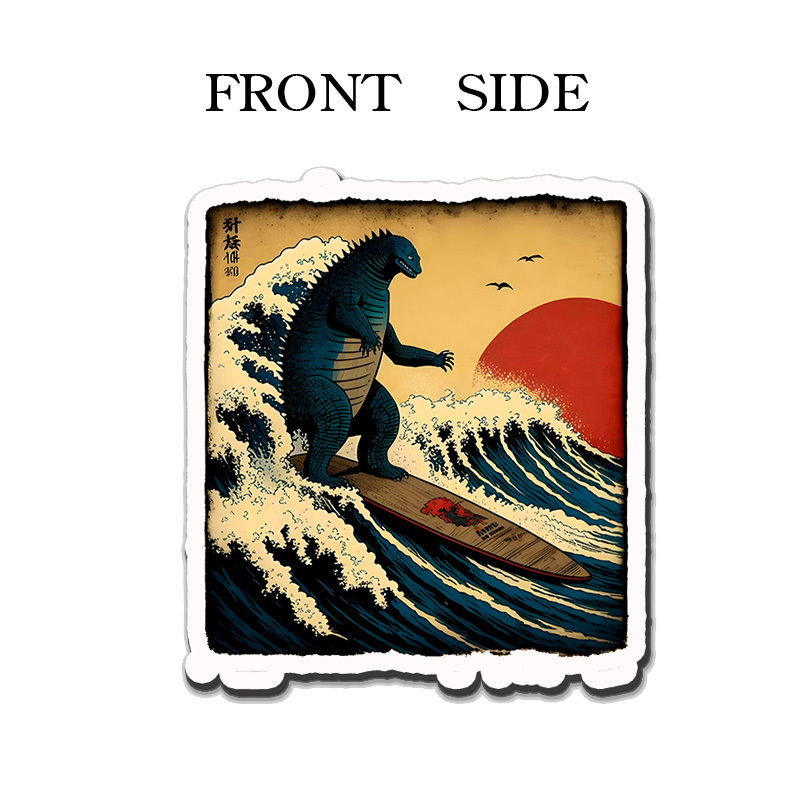 Tokyo-Tiger The Great Wave Fridge Magnet