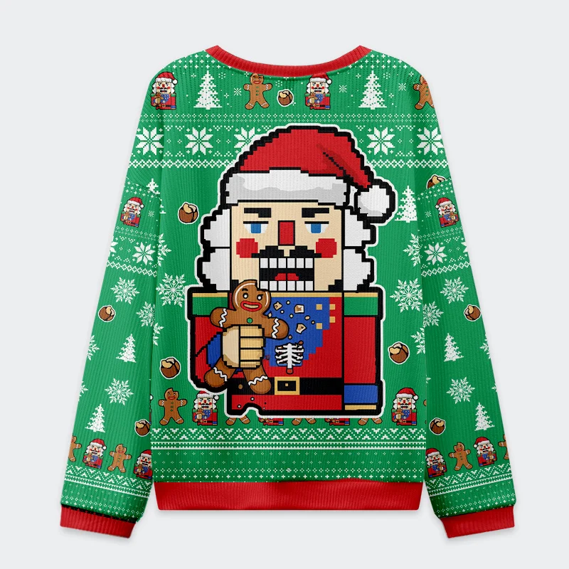 Tokyo-Tiger Nutcracker Funny Christmas Ugly Sweatshirt