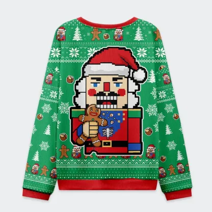 Tokyo-Tiger Nutcracker Funny Christmas Ugly Sweatshirt