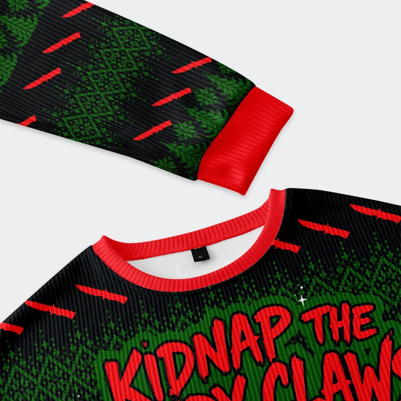 Tokyo-Tiger Santa Claus Got Tangled Up Christmas Ugly Sweatshirt