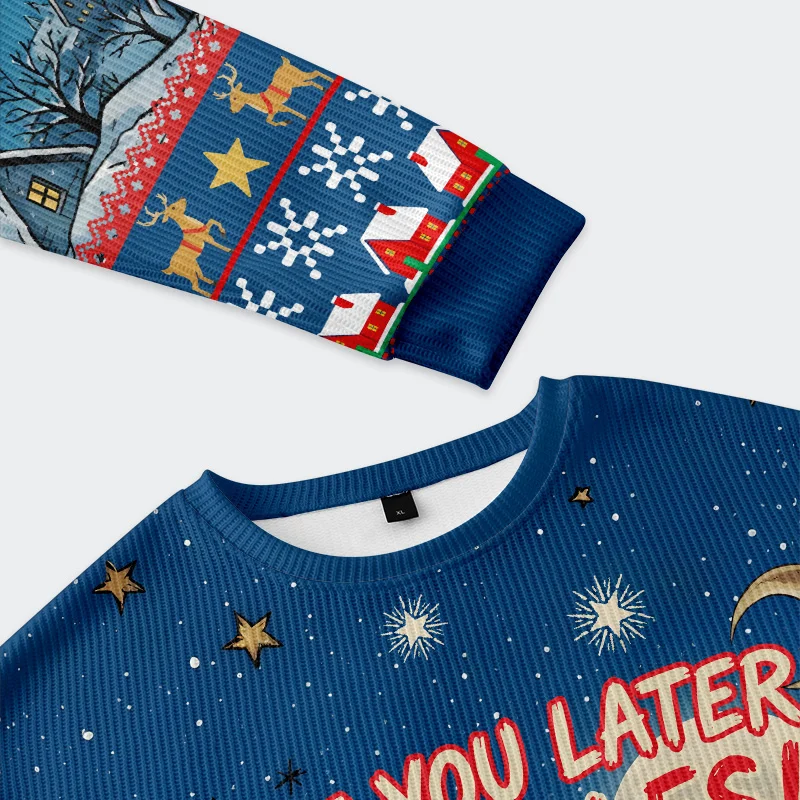 Tokyo-Tiger Goodbye Krampus Christmas Ugly Sweatshirt