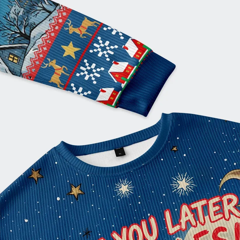 Tokyo-Tiger Goodbye Krampus Christmas Ugly Sweatshirt