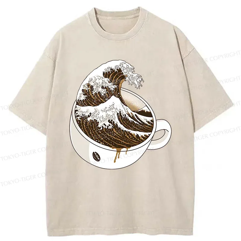 Tokyo-Tiger Sinuous Snake Washed T-Shirt Sale