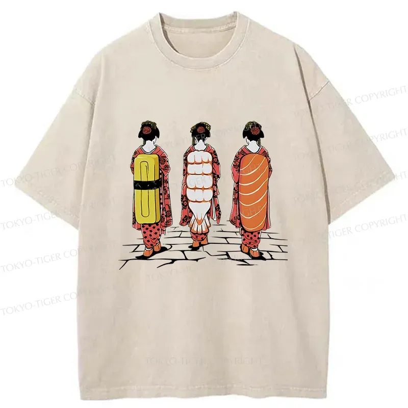 Tokyo-Tiger Sinuous Snake Washed T-Shirt Sale