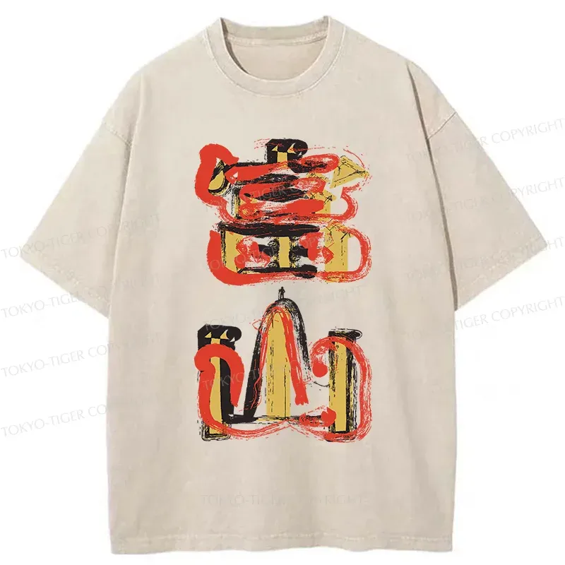 Tokyo-Tiger Japan Bonsai Washed T-Shirt Sale