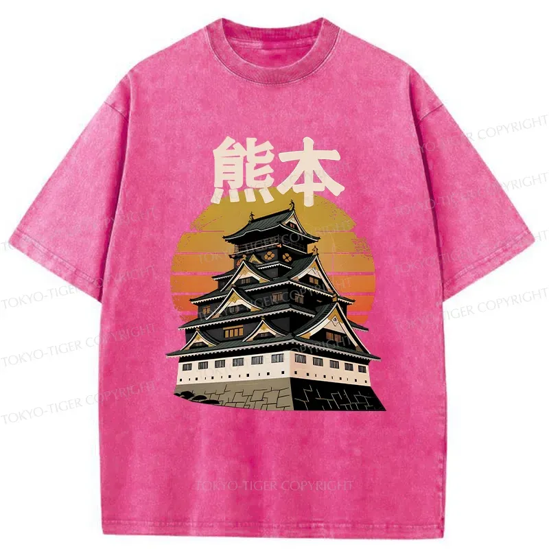 Tokyo-Tiger Kumamoto City Washed T-Shirt