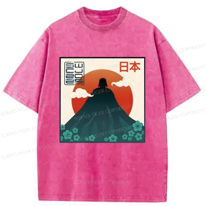 Tokyo-Tiger Fujiwalker Funny Washed T-Shirt