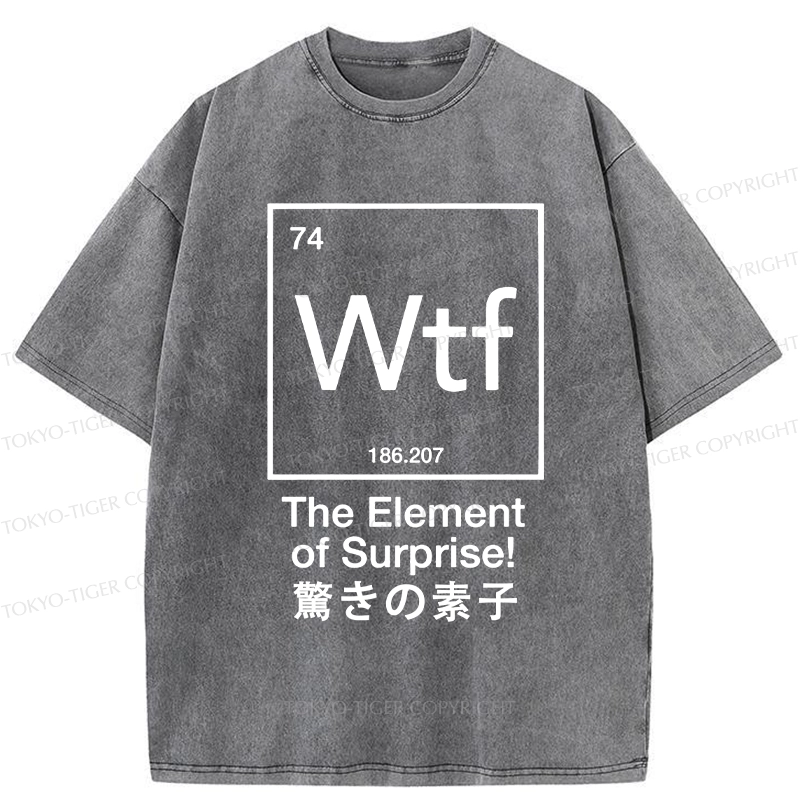 Tokyo-Tiger The Element Of Surprise Japan Washed T-Shirt