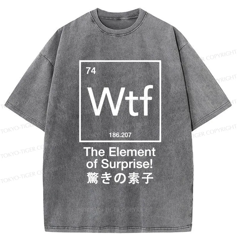 Tokyo-Tiger The Element Of Surprise Japan Washed T-Shirt