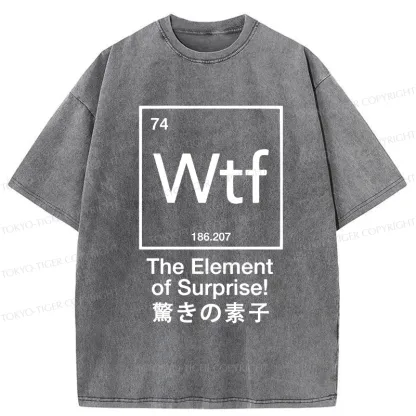 Tokyo-Tiger The Element Of Surprise Japan Washed T-Shirt