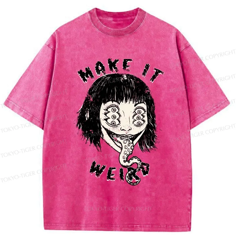 Tokyo-Tiger Make It Weird Washed T-Shirt