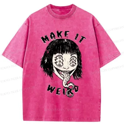 Tokyo-Tiger Make It Weird Washed T-Shirt