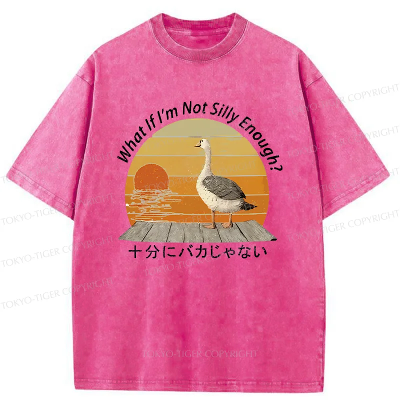 Tokyo-Tiger Not A Particularly Stupid Goose Washed T-Shirt