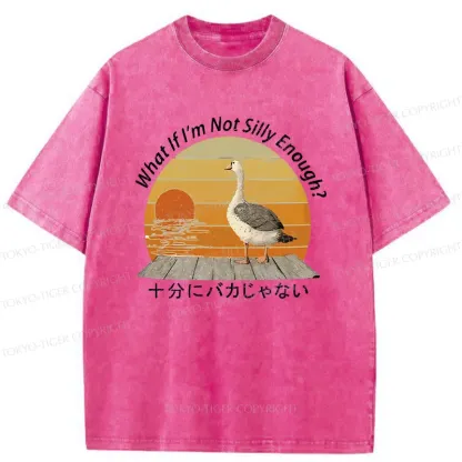 Tokyo-Tiger Not A Particularly Stupid Goose Washed T-Shirt