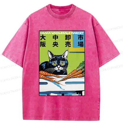 Tokyo-Tiger Osaka Wholesale Market Washed T-Shirt