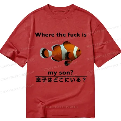 Tokyo-Tiger Fish Looking For Son Classic T-Shirt