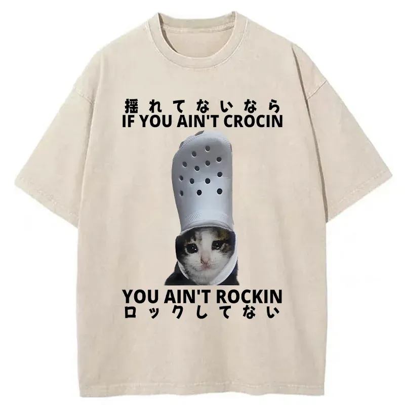 Tokyo-Tiger Funny Cat Meme Japan Washed T-Shirt