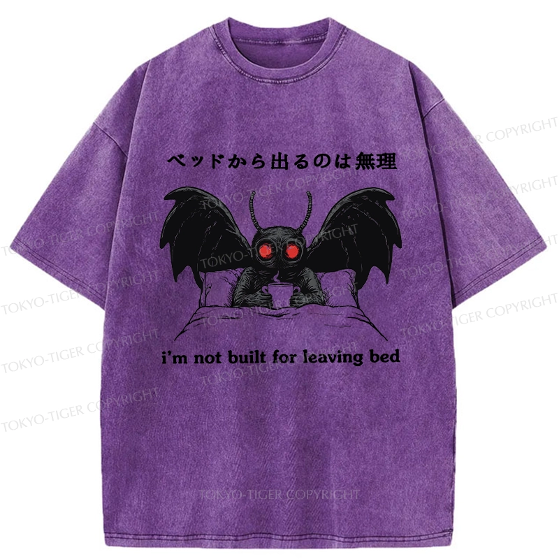 Tokyo-Tiger I'm Not Born To Leave The Bed Washed T-Shirt