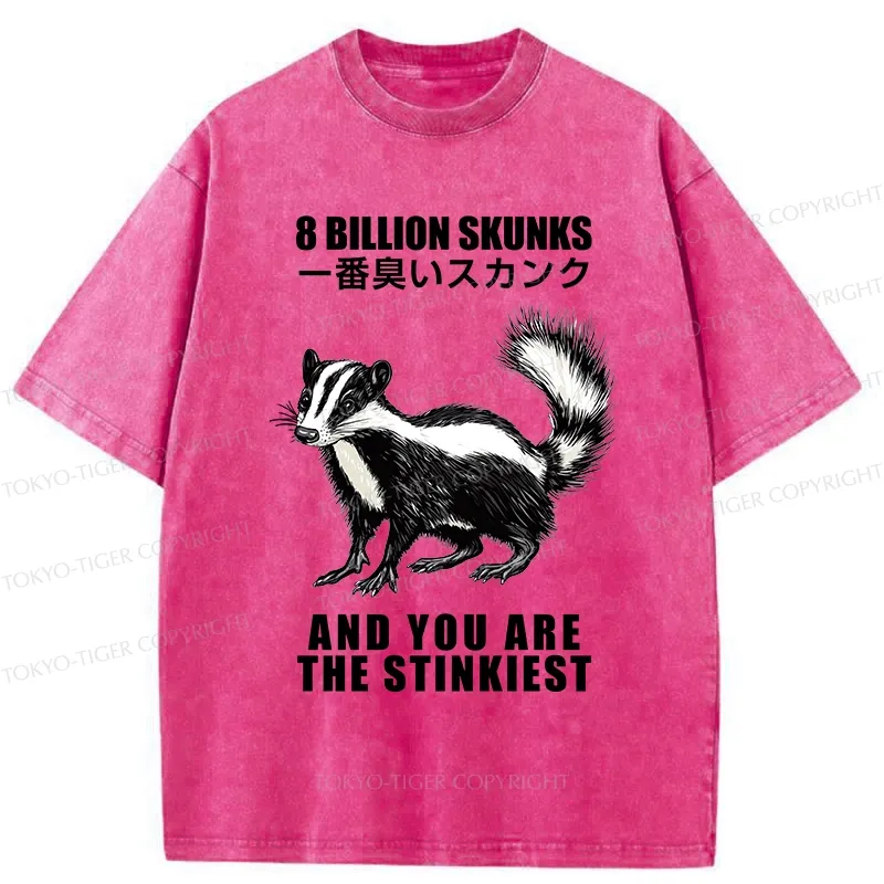 Tokyo-Tiger The Stinkiest Skunk Washed T-Shirt