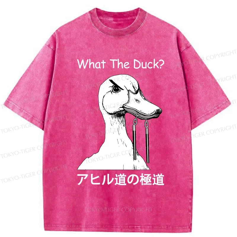 Tokyo-Tiger Funny Duck Yakuza Washed T-Shirt