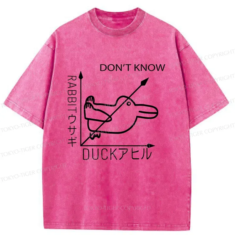 Tokyo-Tiger Rabbit Or Duck Washed T-Shirt