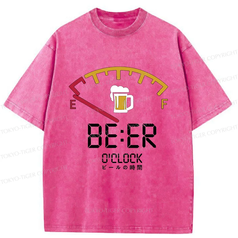 Tokyo-Tiger Beer Time Washed T-Shirt