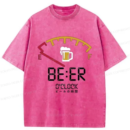 Tokyo-Tiger Beer Time Washed T-Shirt