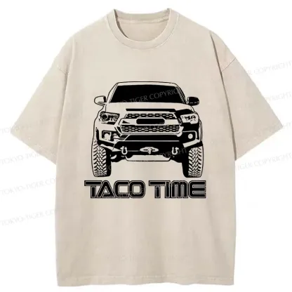 Tokyo-Tiger Japanese Classic Car Washed T-Shirt