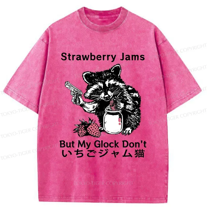 Tokyo-Tiger Naughty Raccoon Washed T-Shirt