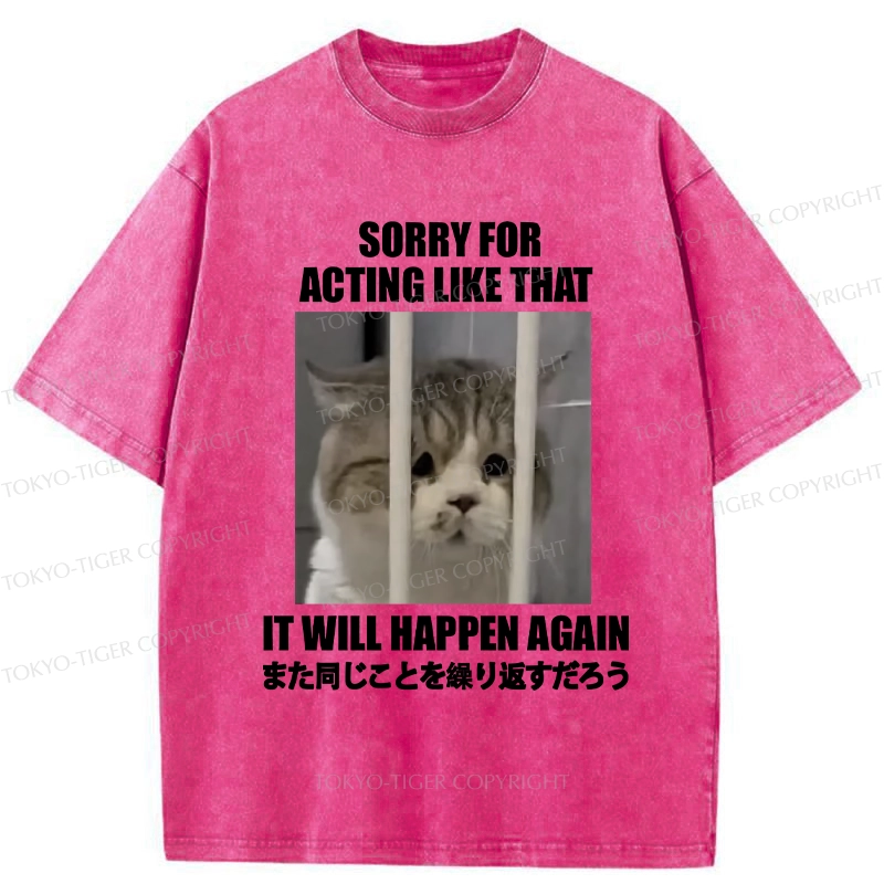 Tokyo-Tiger It Will Happen Again Washed T-Shirt