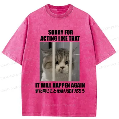 Tokyo-Tiger It Will Happen Again Washed T-Shirt