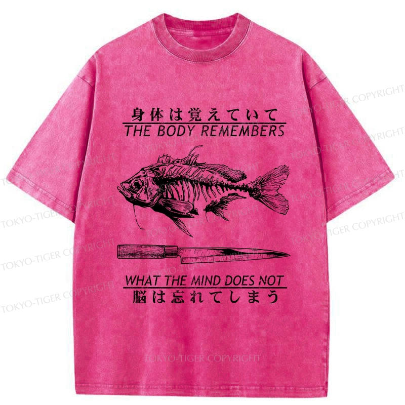 Tokyo-Tiger Unforgotten By The Body Washed T-Shirt