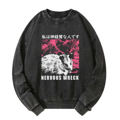 Tokyo-Tiger Nervous Wreck Washed Sweatshirt